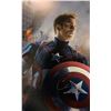 Image 1 : Autograph Captain America Chris Evans Poster