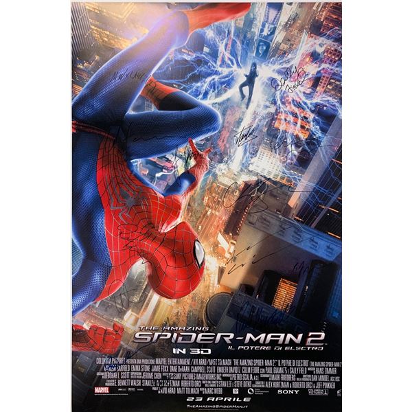 Autograph Amazing Spiderman 2 Poster