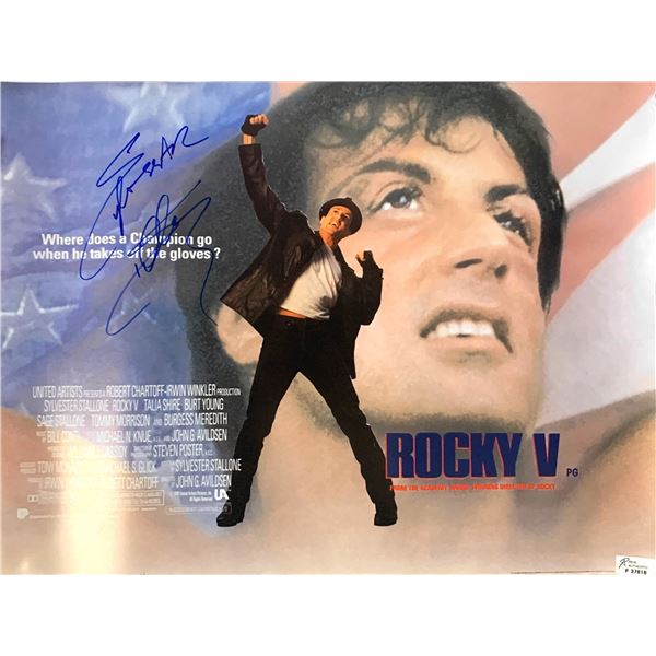 Autograph Rocky V Poster