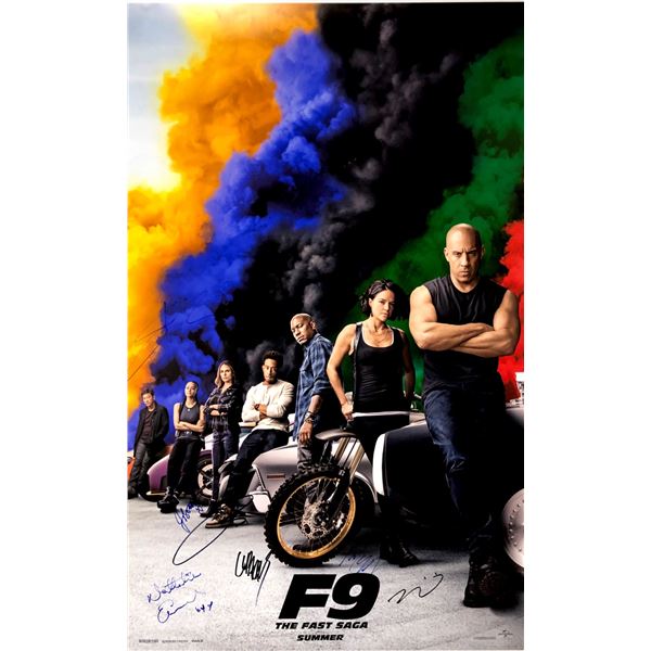 Autograph Fast and Furious 9 Poster