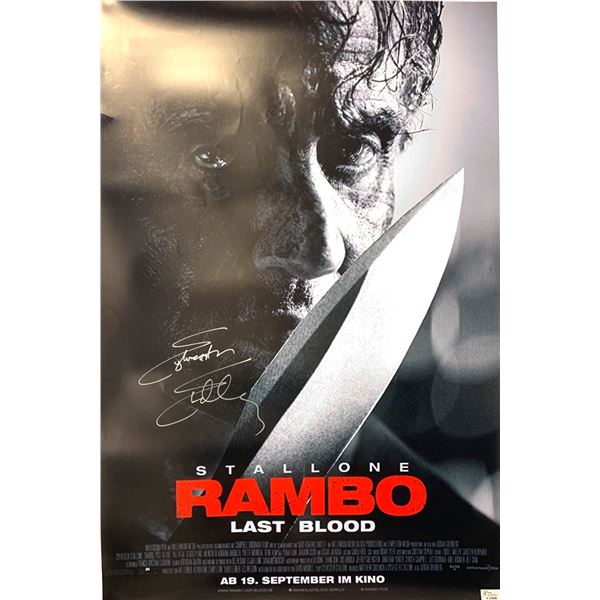 Autograph Rambo Poster