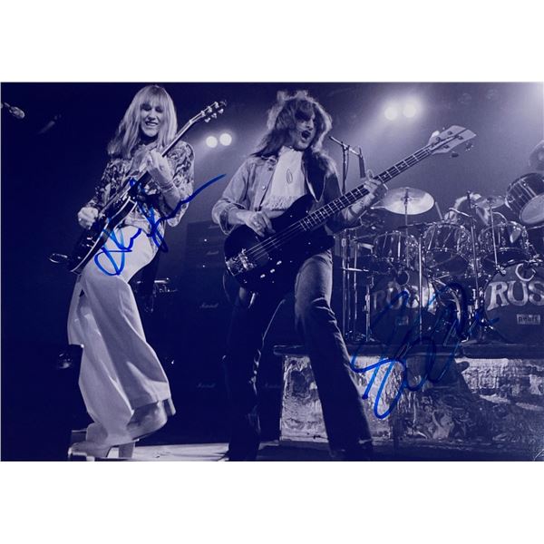 Autograph Signed Rush Photo