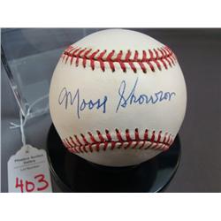 Signed Baseball MOOSE SKOWRON with CA in Plastic