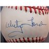 Image 2 : Signed Baseball WHITEY FORD with CA in Plastic Case