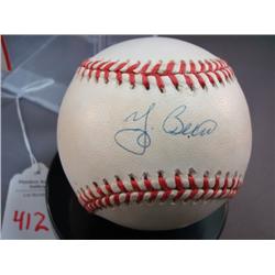 Signed Baseball YOGI BERRA With CA: