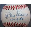 Image 2 : Signed Baseball DON LARSON in Plastic Case: