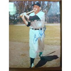 Autographed Photo ENOS SLAUGHTER with CA: