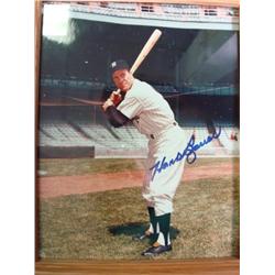 Autographed Photo HANK BAUER with CA: