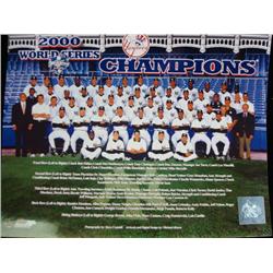 Yankees 2000 World Series Champions Team Photo: