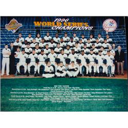 Yankees 1996 World Series Champions Team Photo: