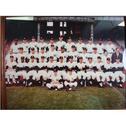 NY YANKEES 1962 TEAM PHOTO, FRAMED: