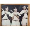 Image 1 : 8 x 10 Framed Photo of DiMAGGIO, MANTLE & WILLIAMS: