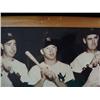 Image 2 : 8 x 10 Framed Photo of DiMAGGIO, MANTLE & WILLIAMS: