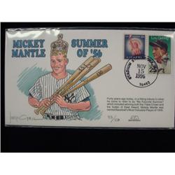 First Day Cover MICKEY MANTLE Nov 15 1996 with CA: