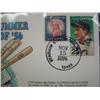 Image 2 : First Day Cover MICKEY MANTLE Nov 15 1996 with CA: