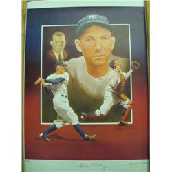 BILL DICKEY Signed & # Lithograph PALUSO with CA: