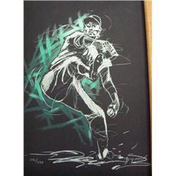 MICHAEL BRYAN Signed & # Serigraph BASEBALL with CA: