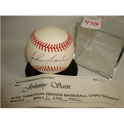 JOHNNY SAIN Signed Baseball