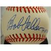 Image 2 : BOB FELLER HOF 62 Signed Baseball:
