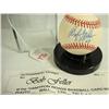 Image 1 : BOB FELLER HOF 62 Signed Baseball: