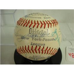 Team Signed Ball Wellsville Red Sox's: