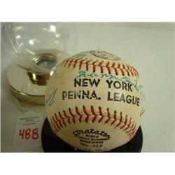 Team Signed Ball Wellsville Red Sox's: