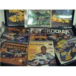 12 NASCAR STARS Autographed Color Photo:
