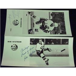 Signed Photos BOB NYSTROM & KEN MORROW: