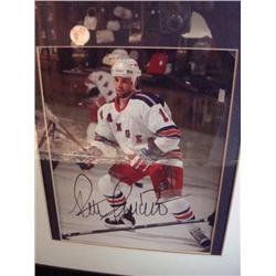 Autographed PETER FERRARO Framed Color Photo: