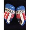 Image 4 : Autographed CHRIS & PETER FERRARO HOCKEY GLOVES: