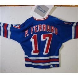 PETER FERRARO Autographed Game Worn Jersey
