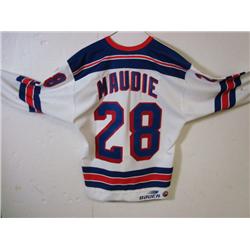 BOB MAUDIE Binghamton Rangers Game Worn Jersey