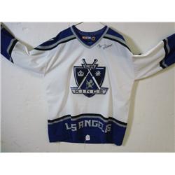 BARRY MELROSE Autographed LA KINGS REPLICA JERSEY