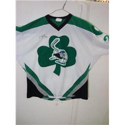 ANTHONY SEGALA Saint Patrick Day Game Worn Iceman Jersey