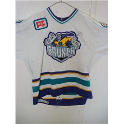 ROD STEVENS Syracuse Crunch Game Worn Autographed