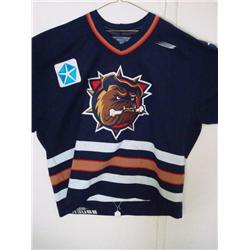 CHRIS FERRARO Signed Game Worn Hamilton Bulldogs Jersey