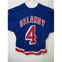 MAXIM GALANOV Signed Binghamton Game Worn Jersey: