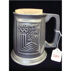 1980 LAKE PLACID Olympics Armetale Mug: