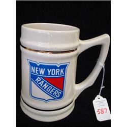 NEW YORK RANGERS Porcelain Beer Mug: