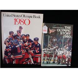 Two 1980 OLYMPIC BOOKS: