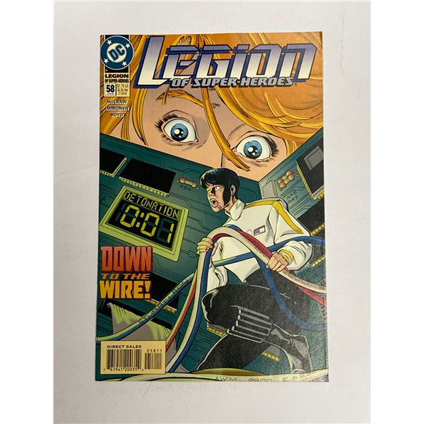 Legion of Super Heroes 58 Vintage Comic Book