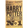 Image 1 : Autograph Harry Potter Newspaper Poster