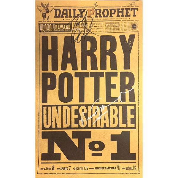 Autograph Harry Potter Newspaper Poster