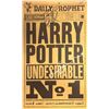 Image 1 : Autograph Harry Potter Newspaper Poster