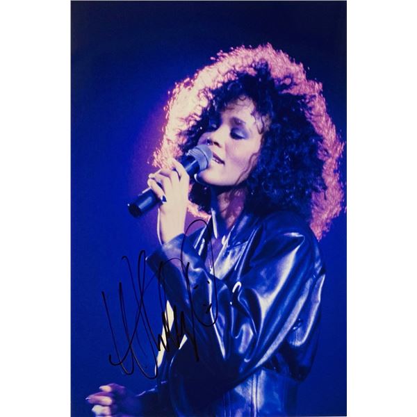 Autograph Whitney Houston Photo