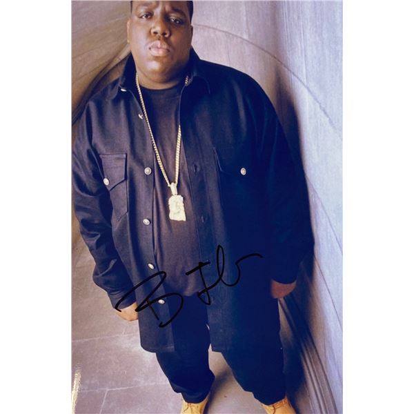 Autograph Notorious B.I.G. Photo