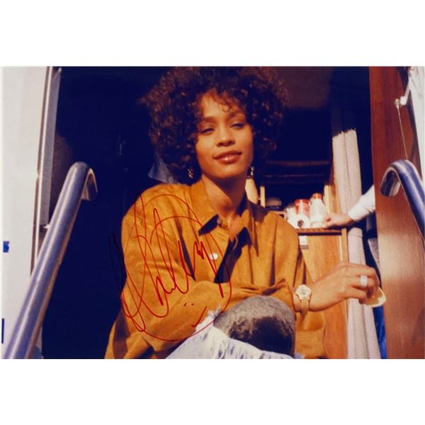 Autograph Whitney Houston Photo