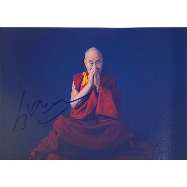 Autograph Dalai Lama Photo