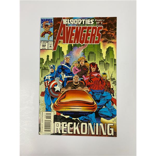 Avengers 368 Vintage Comic Book