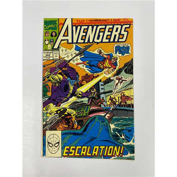 Avengers 322 Vintage Comic Book